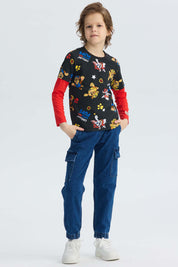 Polera Niño Paw Patrol Negro