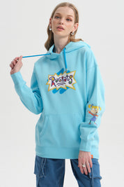 Polerón Mujer Rugrats Celeste