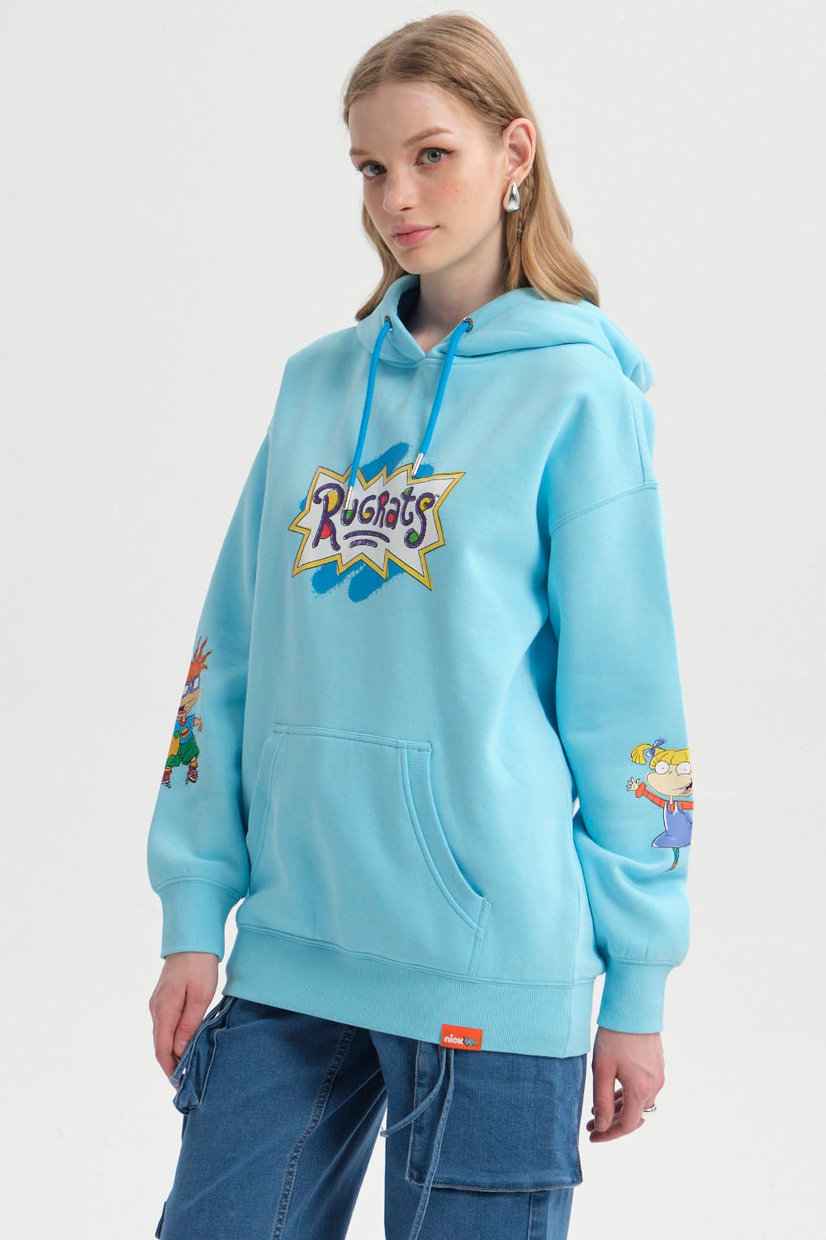 Polerón Mujer Rugrats Celeste