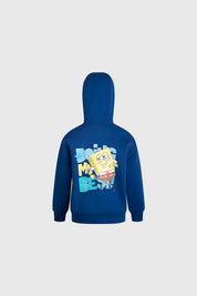 Polerón Niño Bob Esponja Azul Marino