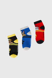 Calceta Deportiva Niño Tripack Azul