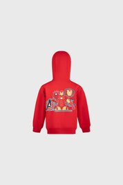 Polerón Niño Iron Man Rojo