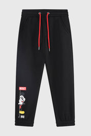 Pantalón buzo negro niño Mickey