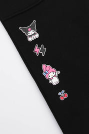 Pantalón Buzo Niña Kuromi Negro