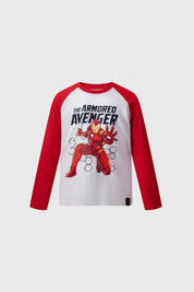Polera Niño Iron Man Crudo