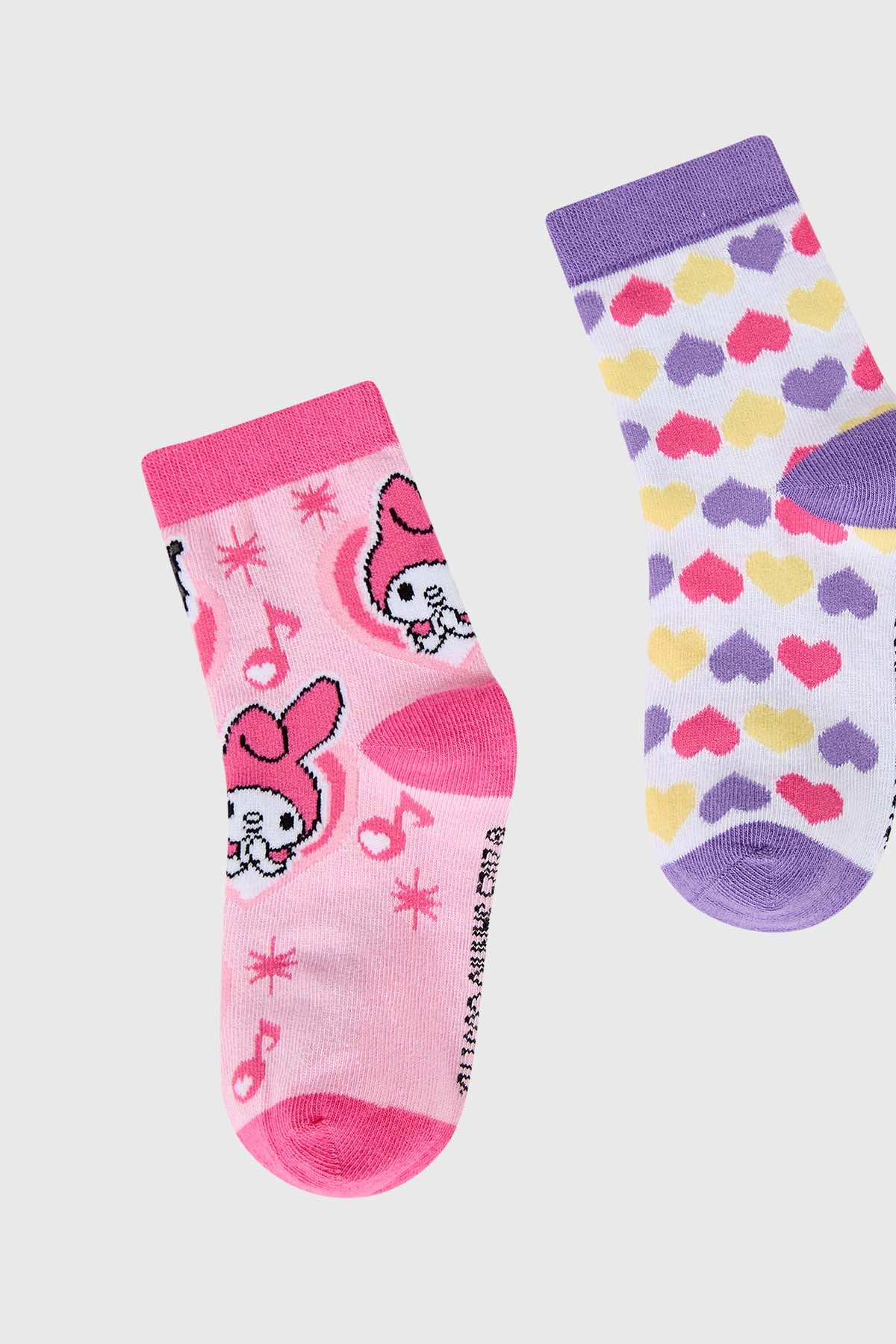 Calcetín Niña Bipack Rosado