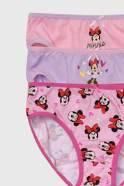 Calzón Niña Tripack Minnie Rosado
