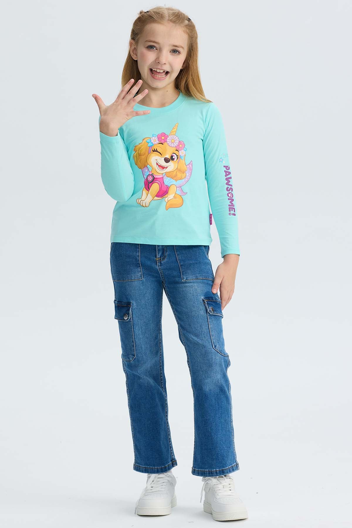 Polera Niña Skye Paw Patrol Rosado
