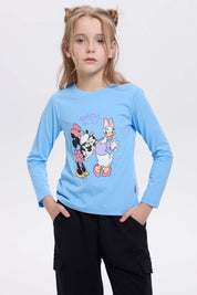 Polera Niña Minnie & Daisy Celeste