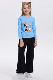 Polera Niña Minnie & Daisy Celeste