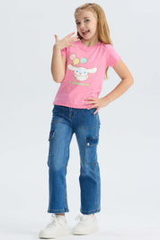 Polera Niña Cinnamorolls Rosado