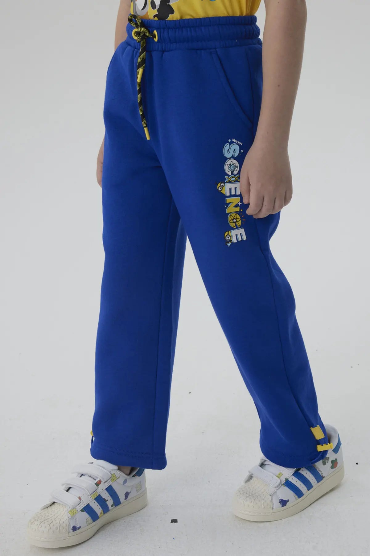 Pantalón Buzo Niño Minions Azul