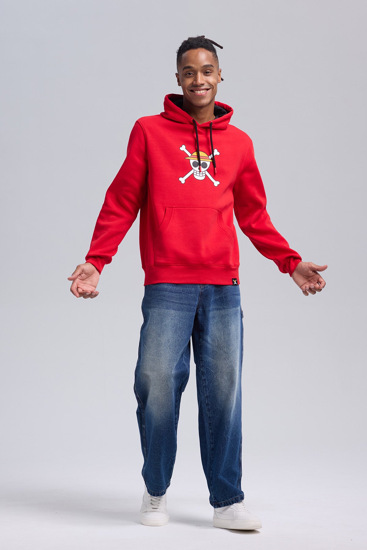 Polerón Hombre One Piece Rojo