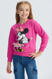 Polerón Niña Minnie Magenta