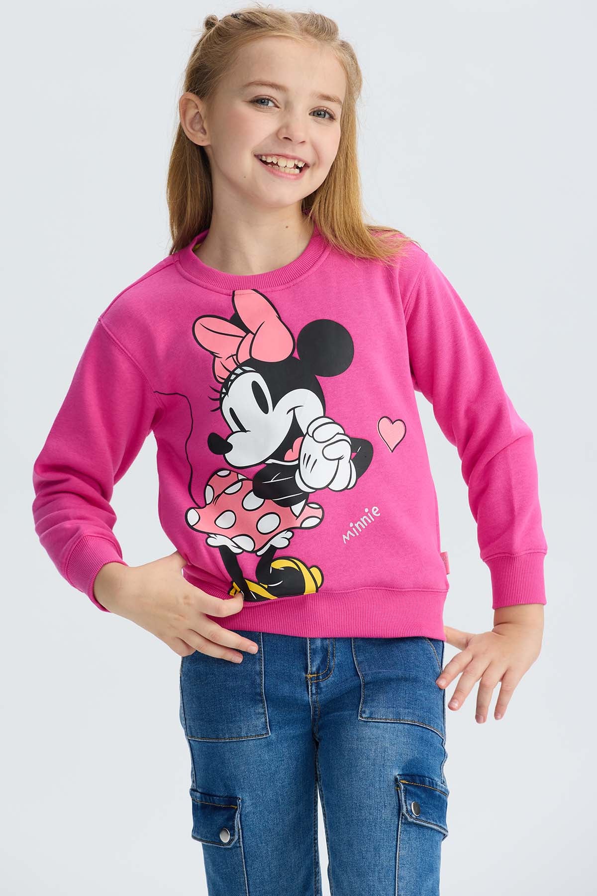 Polerón Niña Minnie Magenta