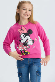 Polerón Niña Minnie Magenta