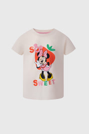 Polera Niña Minnie Beige