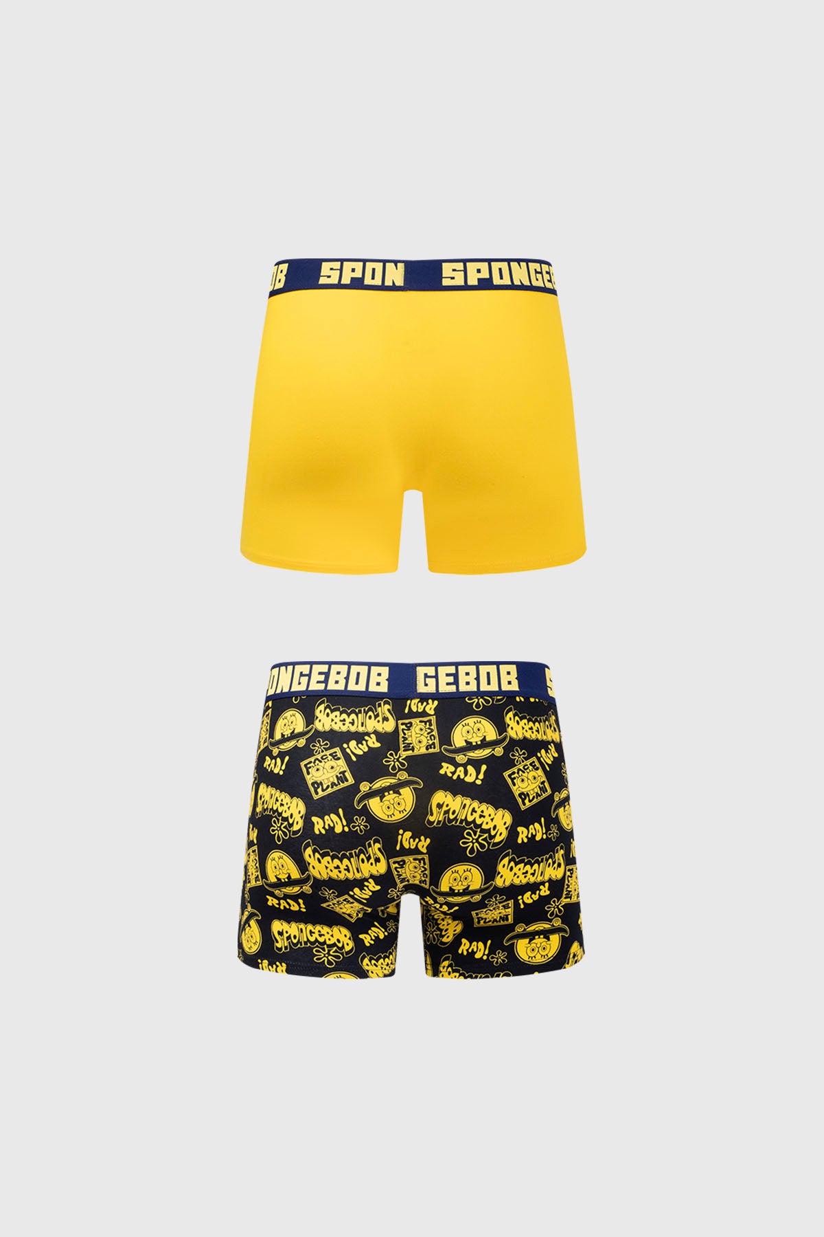 Boxer Hombre Bipack Bob Esponja Amarillo