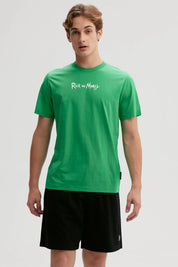 Polera Hombre Rick & Morty Verde