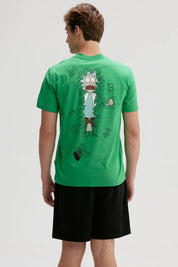 Polera Hombre Rick & Morty Verde