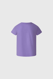 Polera Niña Crop Minnie Lila