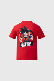 Polera Niño Dragon Ball Rojo