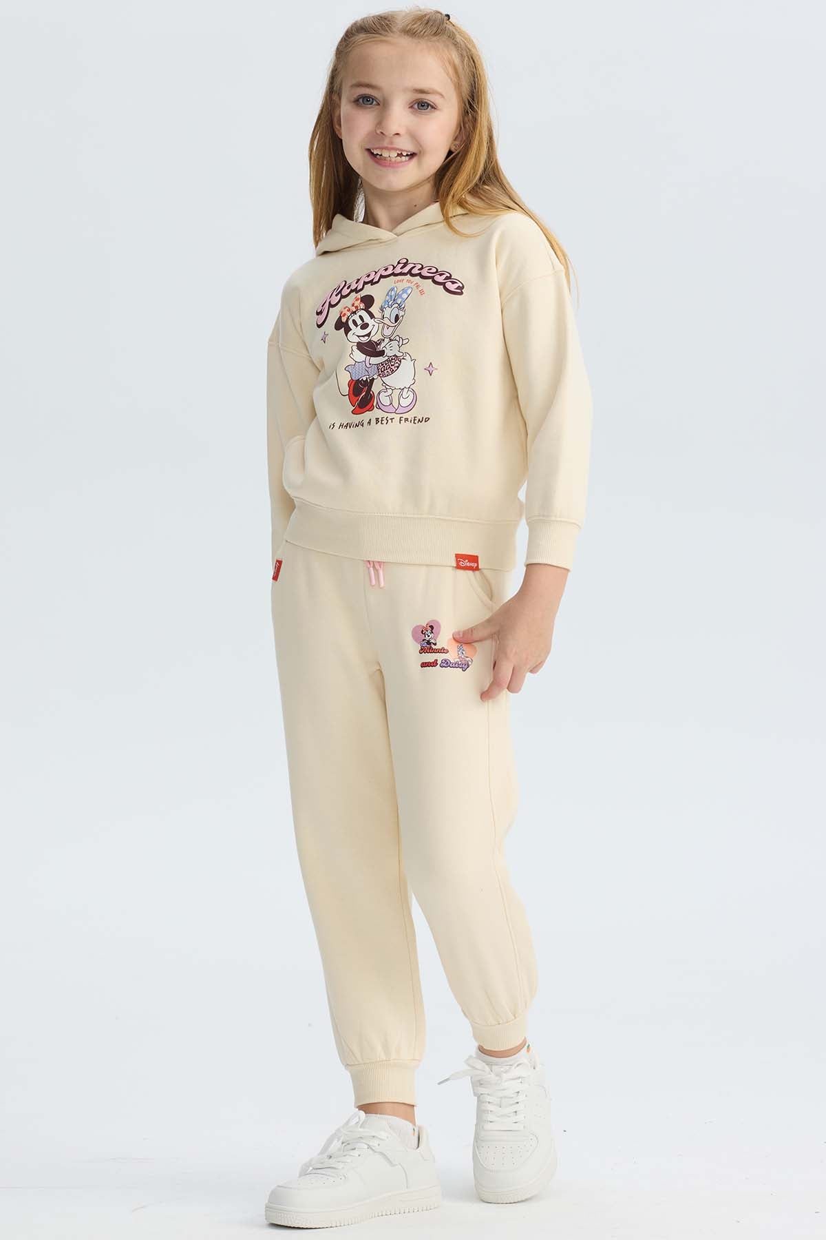 Polerón Niña Minnie Beige