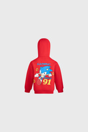 Polerón Niño Sonic Rojo
