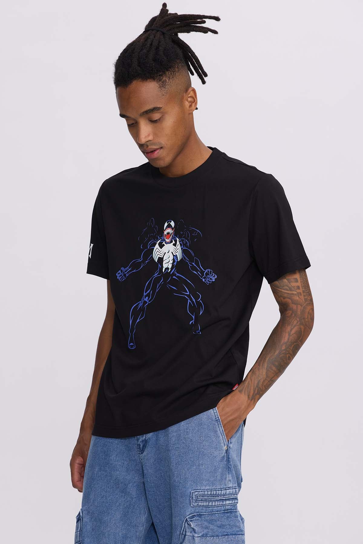 Polera Hombre Venom Negro