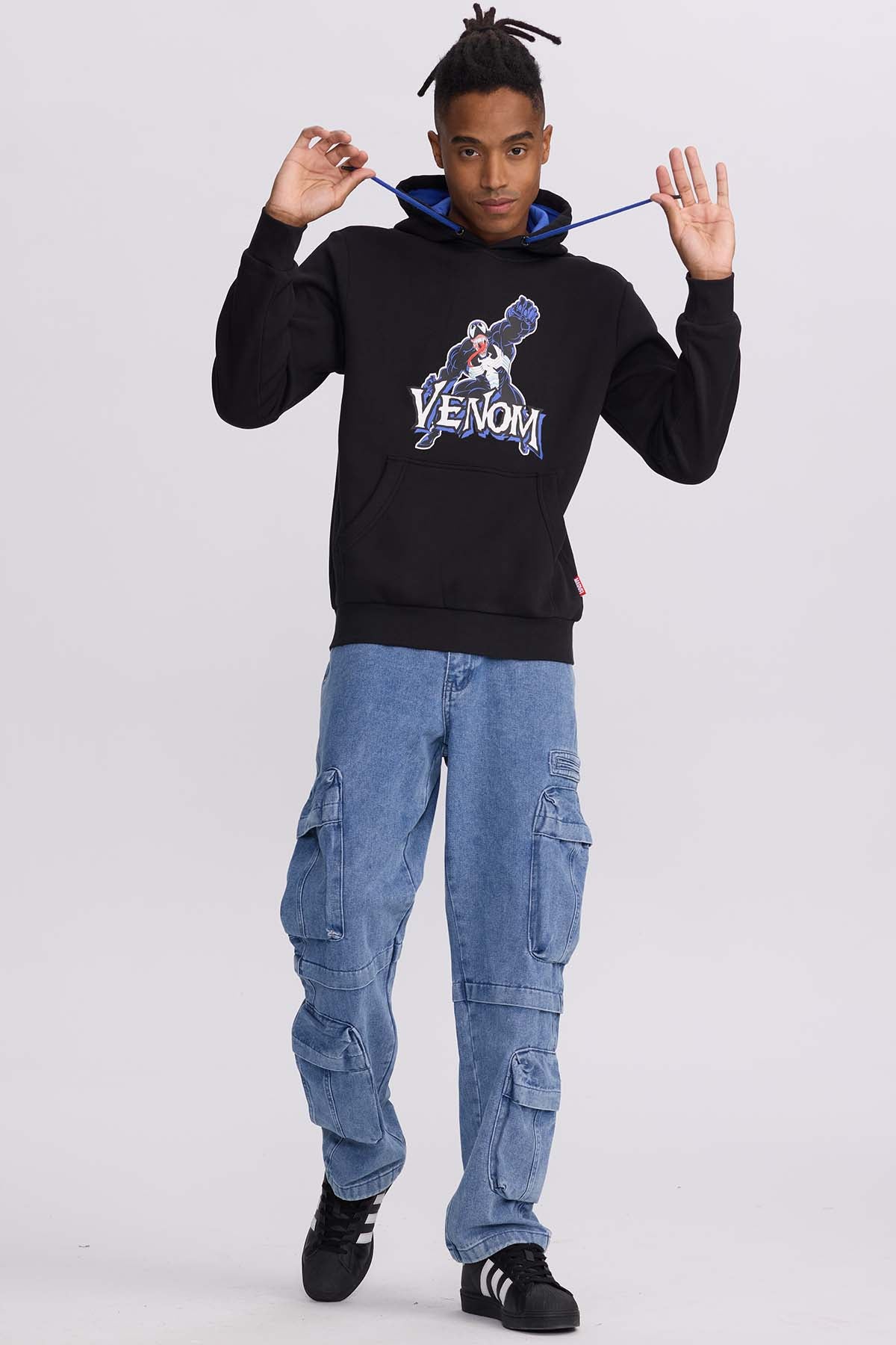Polerón Hombre Venom Negro