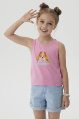 Polera Niña Paw Patrol Rosado