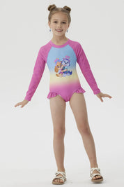 Traje de Baño Niña Paw Patrol Fucsia