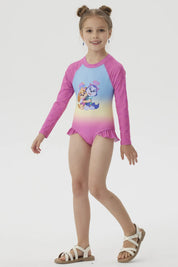 Traje de Baño Niña Paw Patrol Fucsia