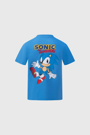 Polera Niño Sonic Celeste