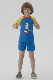Pijama Niño Sonic Azulino