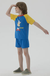 Pijama Niño Sonic Azulino