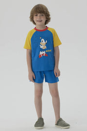 Pijama Niño Sonic Azulino