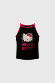 Polera Niña Hello Kitty Negro