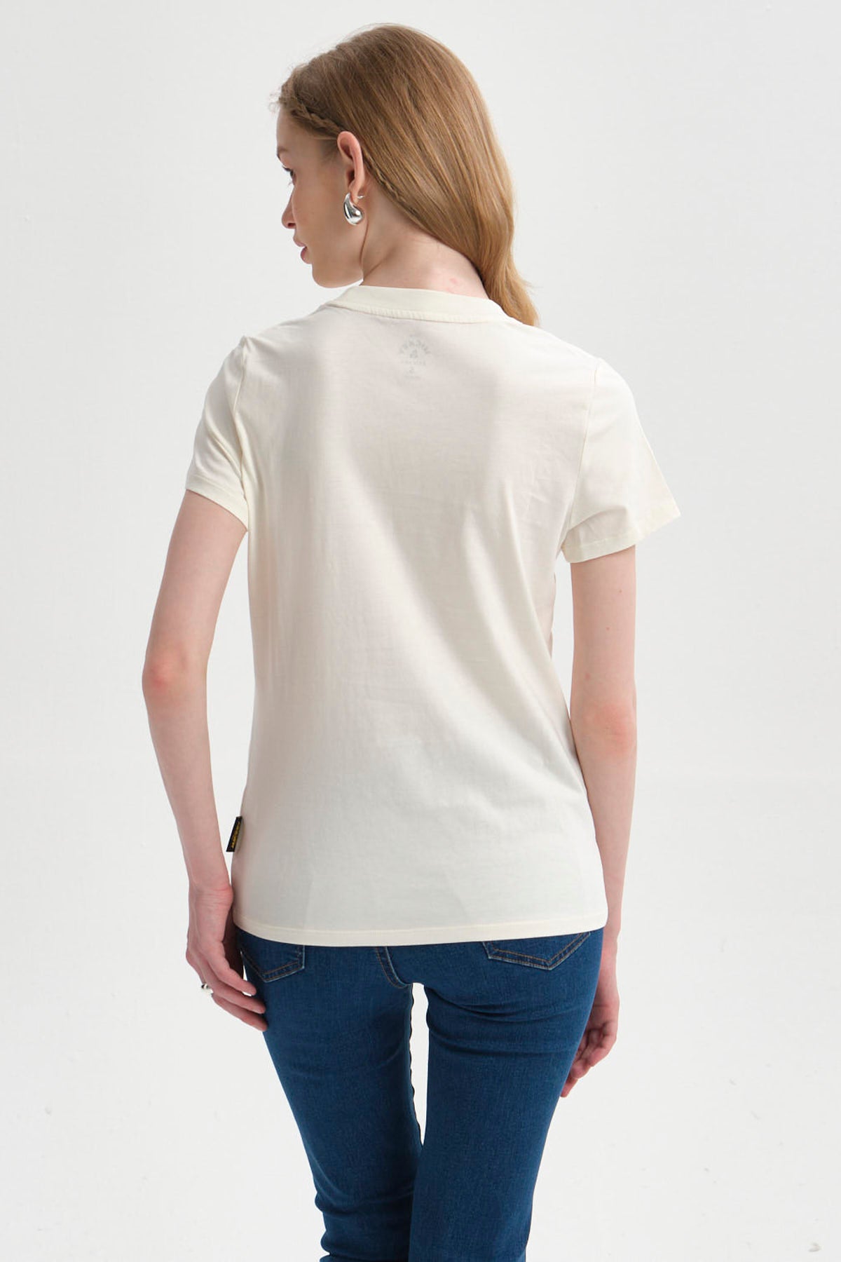 Polera Mujer Mickey Beige