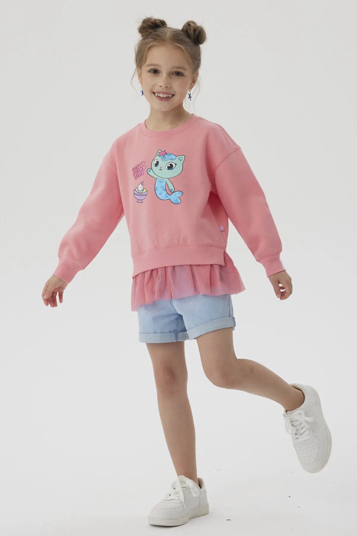 Polerón Niña Gabby's Dollhouse Sandía