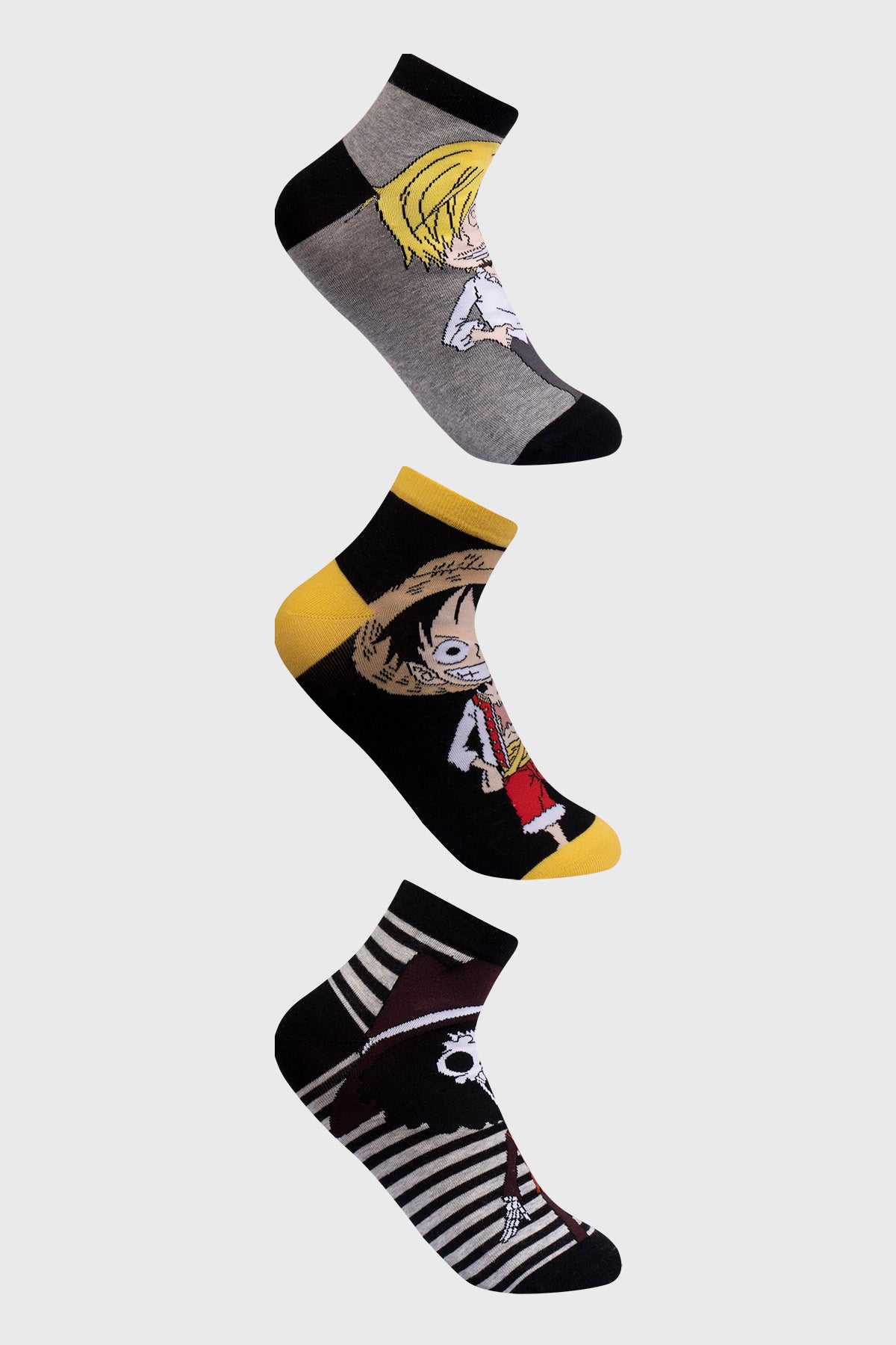 Calceta Deportiva Hombre One Piece Negro