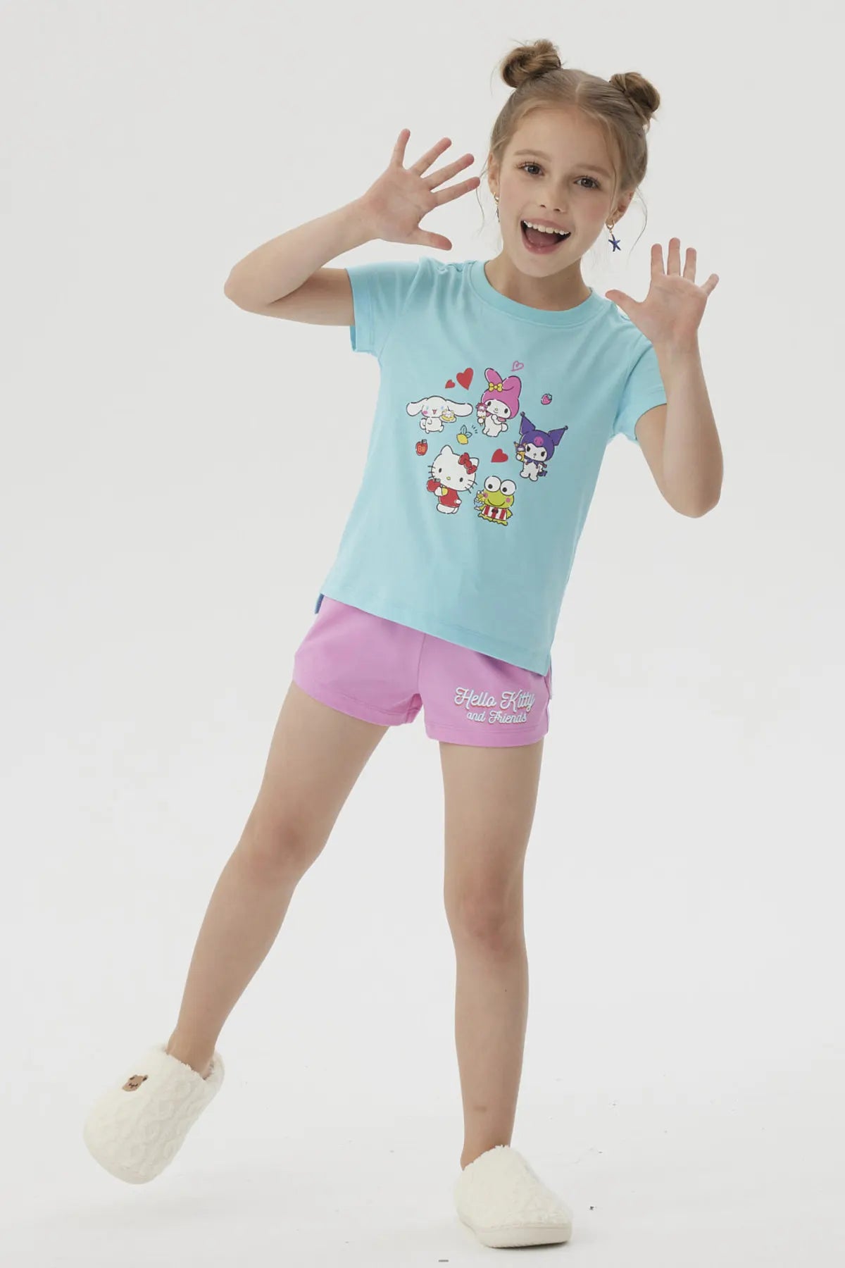 Pijama Niña Hello Kitty Menta