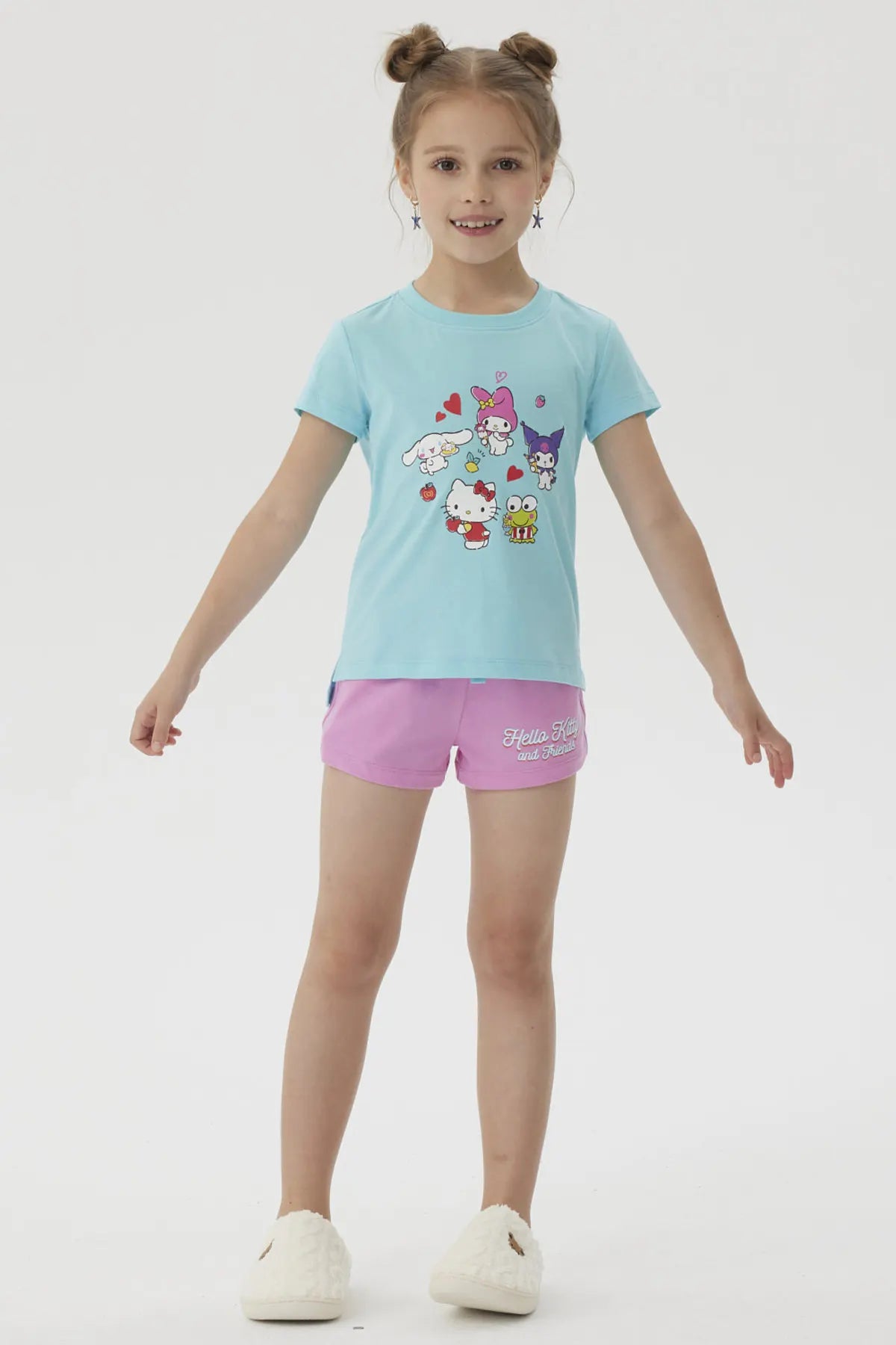 Pijama Niña Hello Kitty Menta