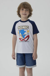 Polera Niño Sonic Blanco