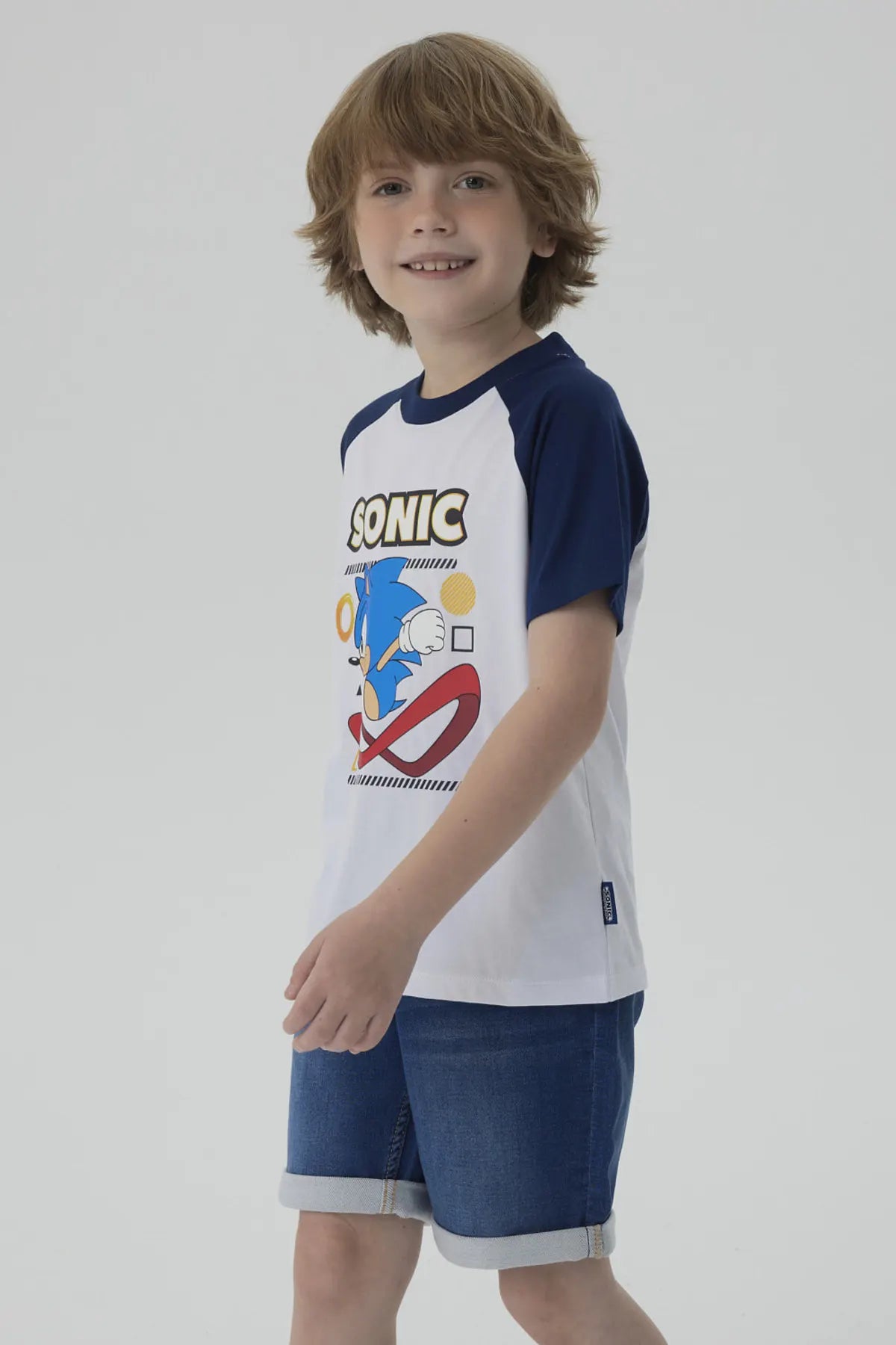 Polera Niño Sonic Blanco