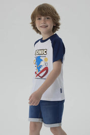Polera Niño Sonic Blanco