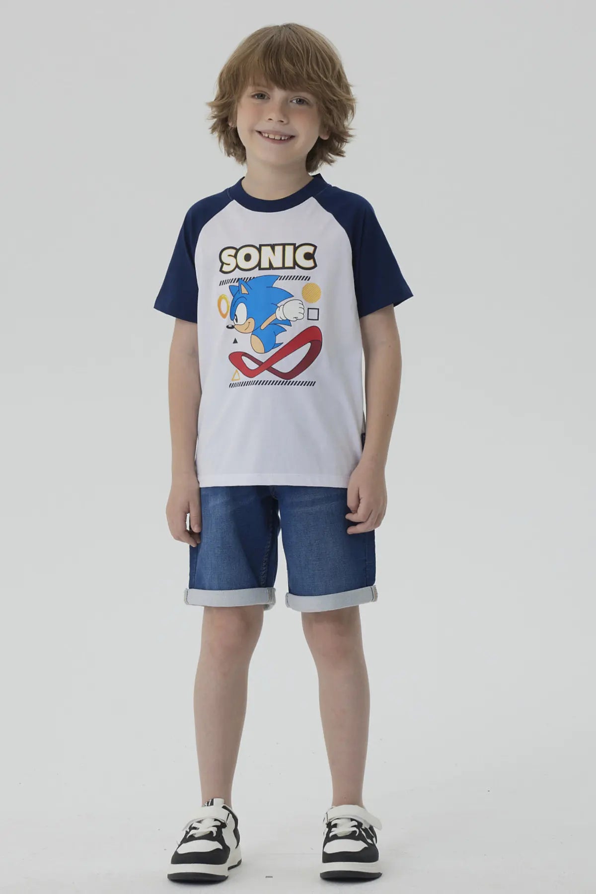 Polera Niño Sonic Blanco