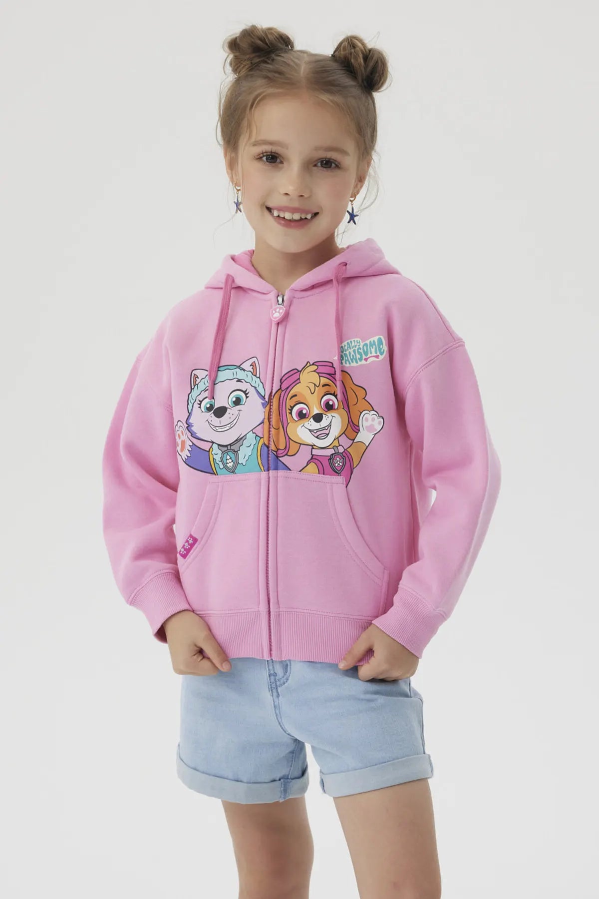 Polerón Niña Skye Rosado