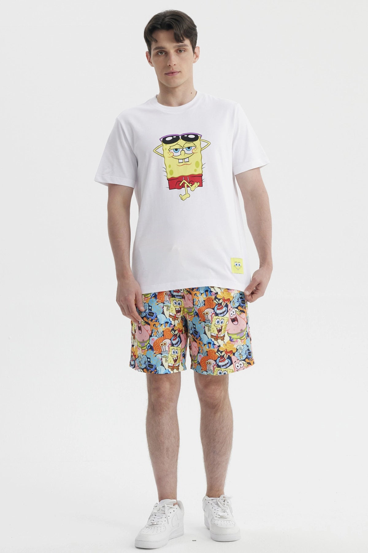 Short de Baño Hombre Bob Esponja Amarillo