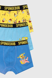 Boxer Niño Tripack Bob Esponja Amarillo